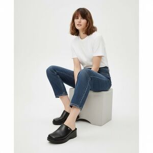 Tommy Hilfiger Chunky Platform Y2K  Mules Black Size 8 1/2